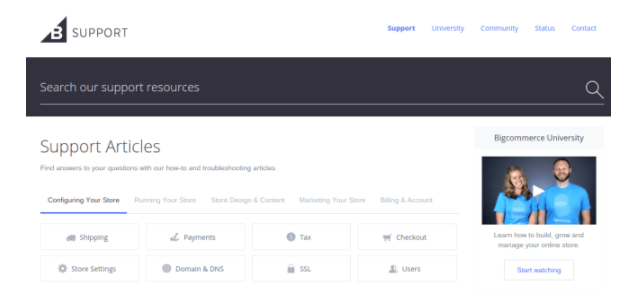 Bigcommerce-support