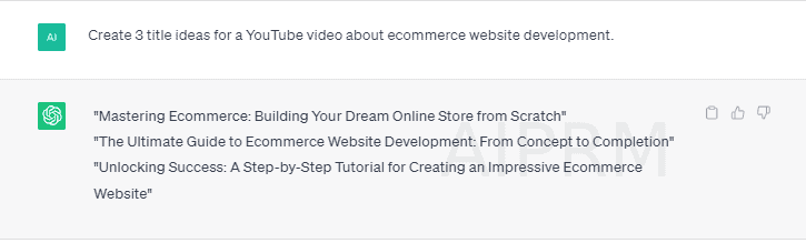 ChatGPT Prompts For YouTube Posts