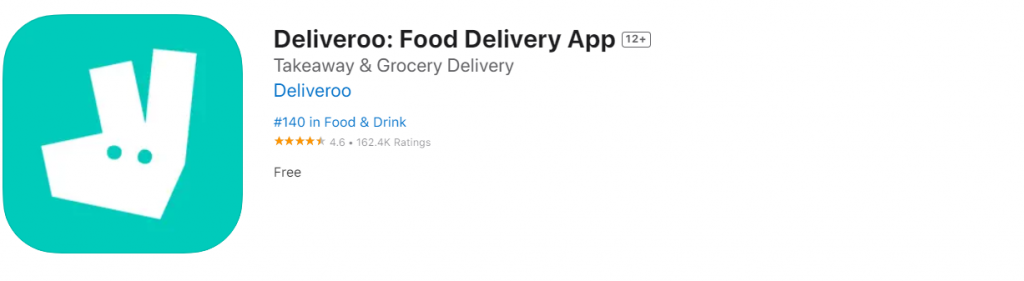 Deliveroo App 